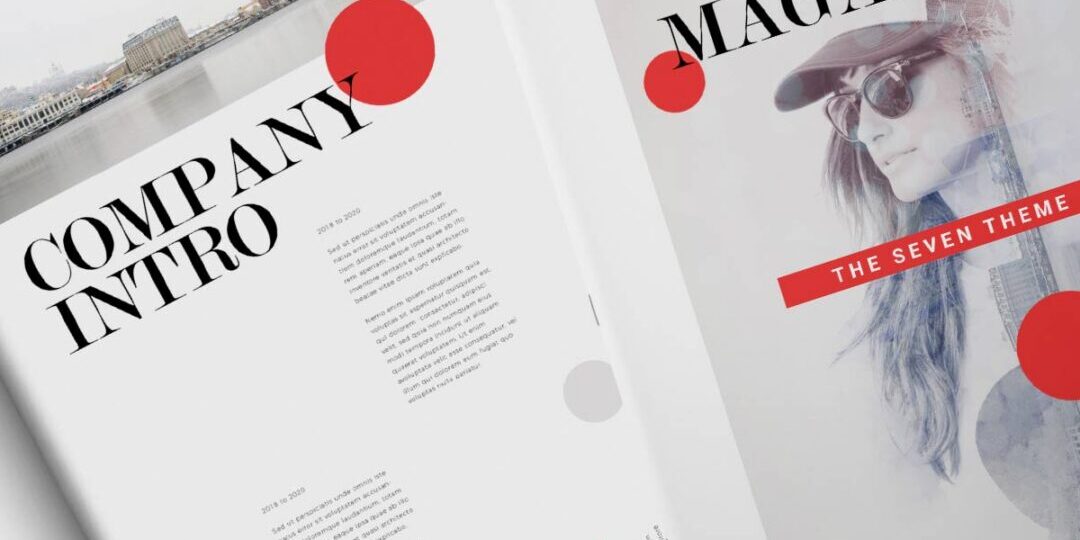 Company magazine intro: The Seven Theme.