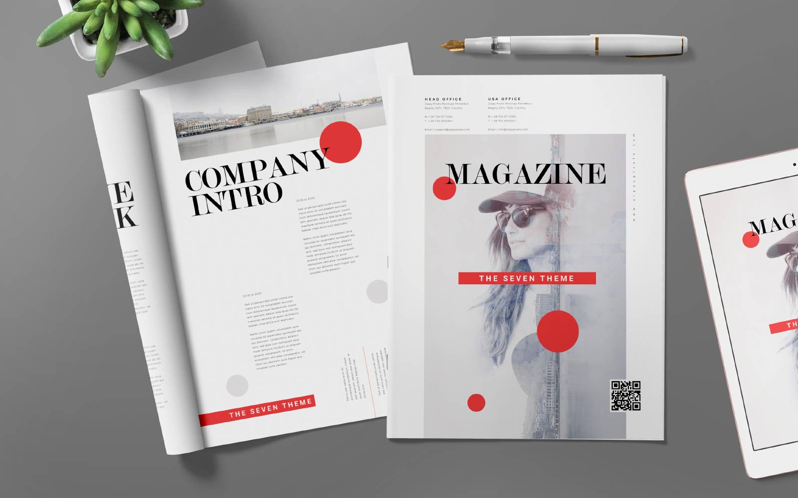 Company magazine, The Seven Theme.