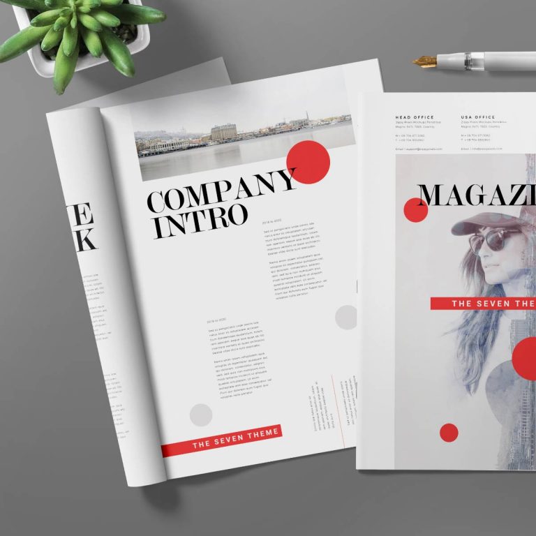 Company magazine intro, The Seven Theme.