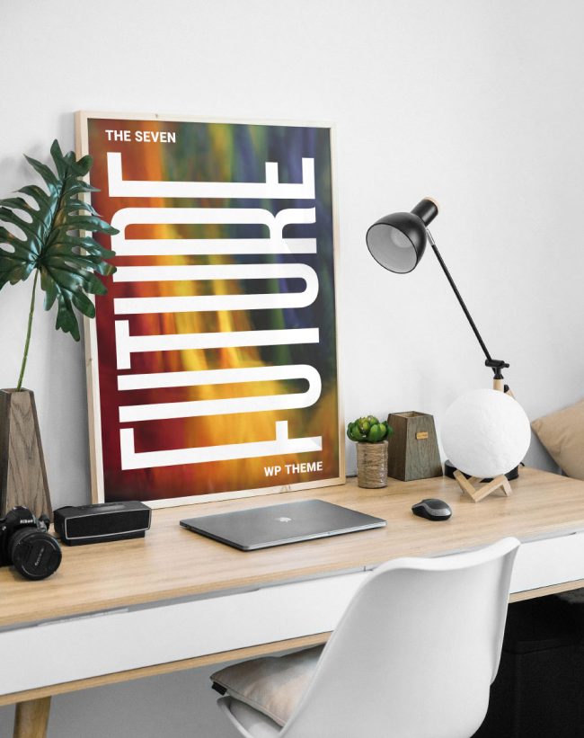 The Seven Future WP Theme poster.